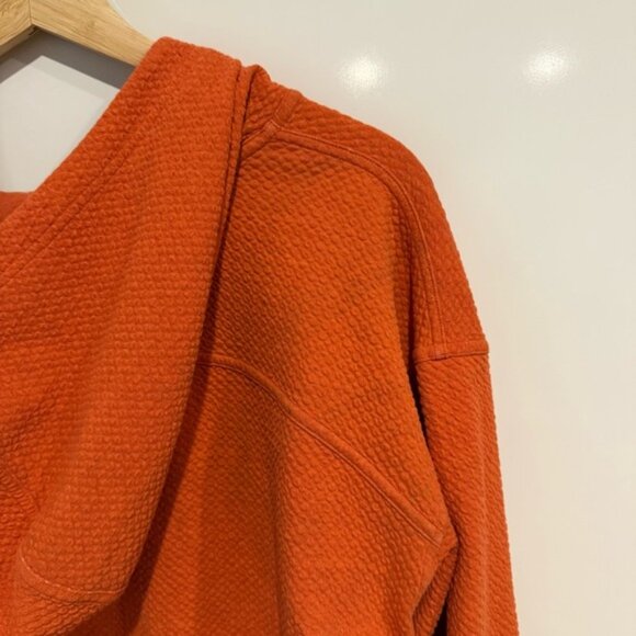 Lululemon All Yours Zip Hoodie *Bubble DotHeathered Brick / White - Picture 6 of 11